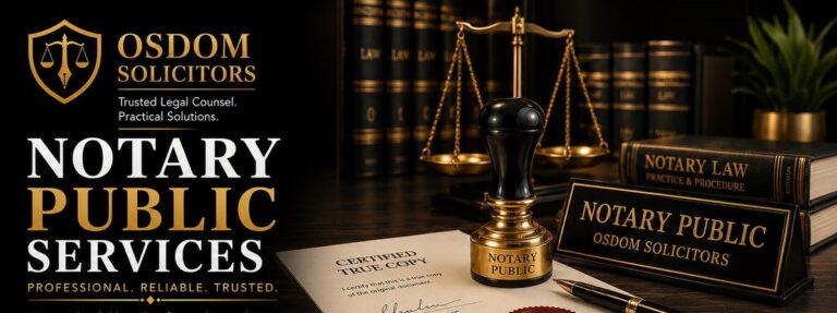 Notary Public in Ilorin - Osdom Solicitors