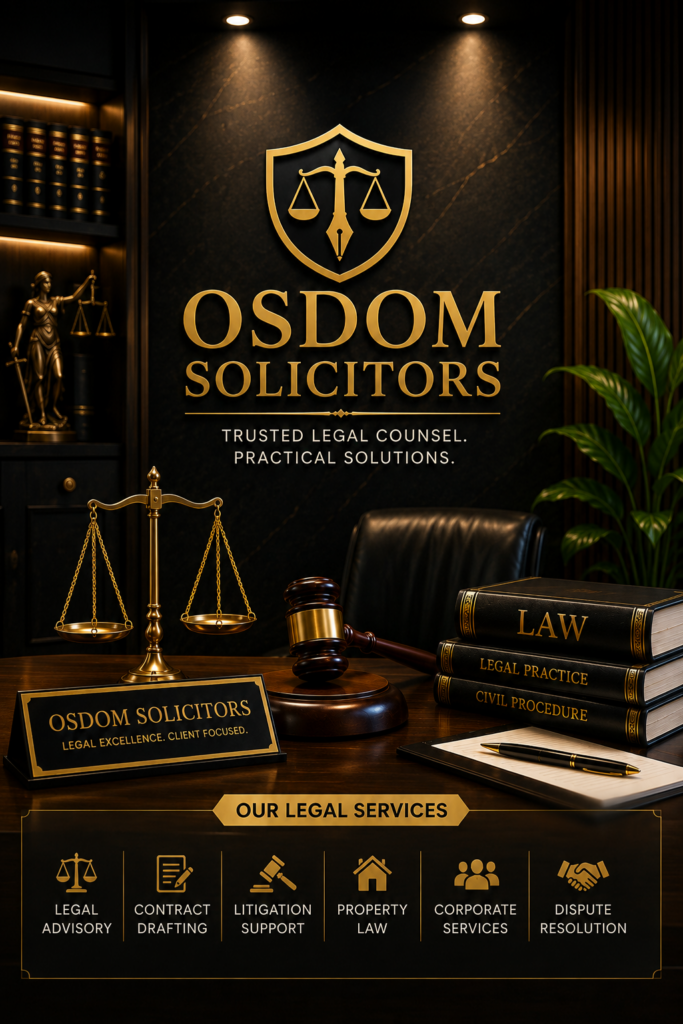 Osdom Solicitors — Law Firm in Ilorin